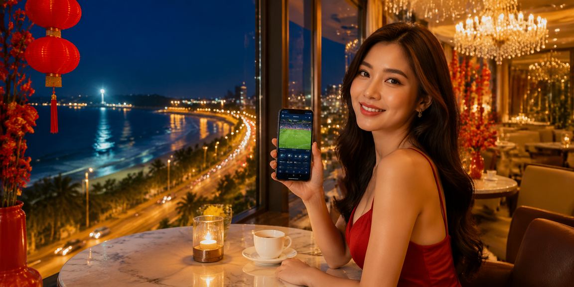 Người dùng đọc phân tích kèo thể thao tại quán cà phê ở Phan Thiết